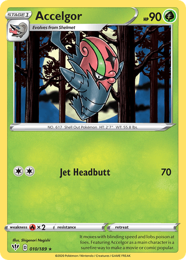 Accelgor, Darkness Ablaze 10