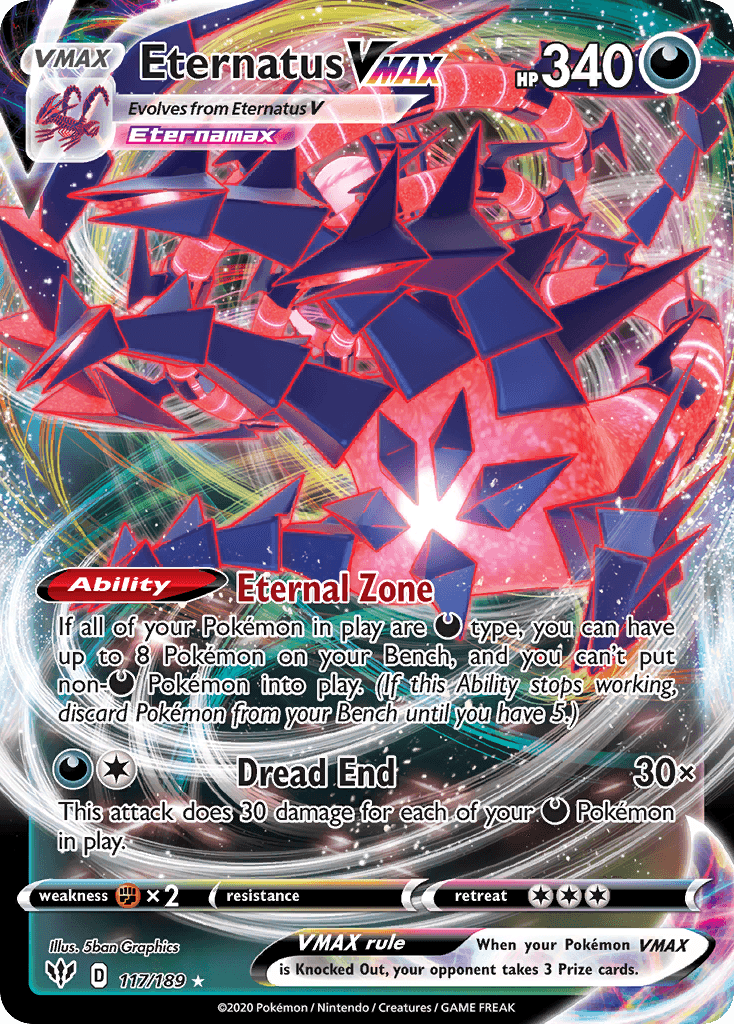 Eternatus VMAX, Darkness Ablaze 117