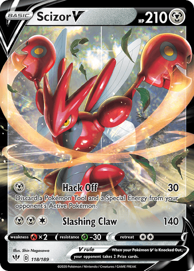 Scizor V, Darkness Ablaze 118