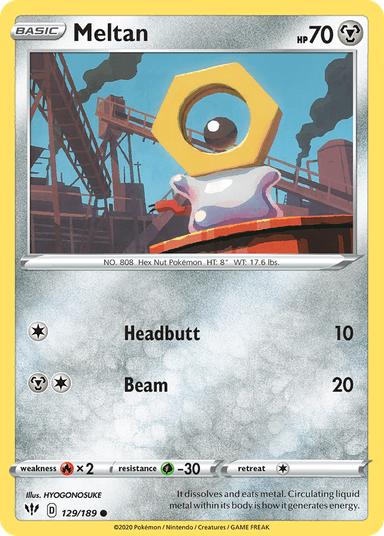Meltan, Darkness Ablaze 129