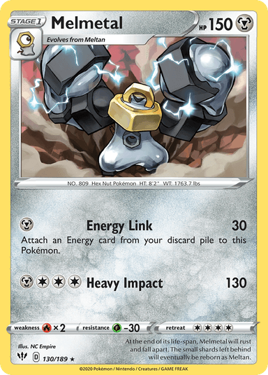 Melmetal, Darkness Ablaze 130