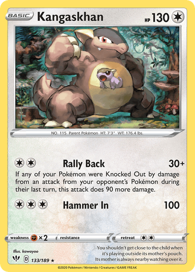 Kangaskhan, Darkness Ablaze 133
