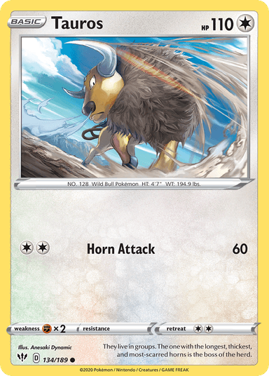 Tauros, Darkness Ablaze 134