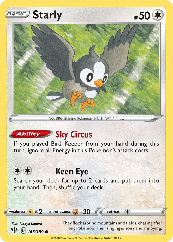Starly, Darkness Ablaze 145