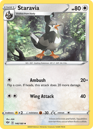 Staravia, Darkness Ablaze 146