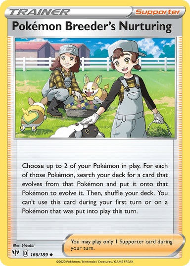 Pokémon Breeder's Nurturing, Darkness Ablaze 166