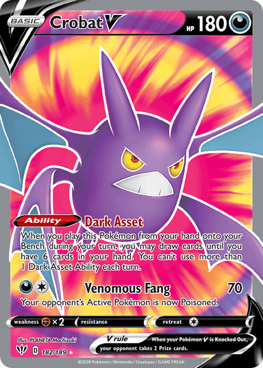Crobat V, Darkness Ablaze 182