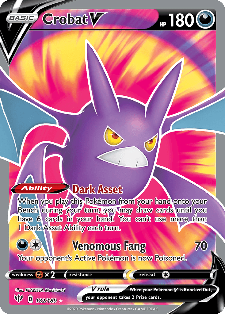 Crobat V, Darkness Ablaze 182