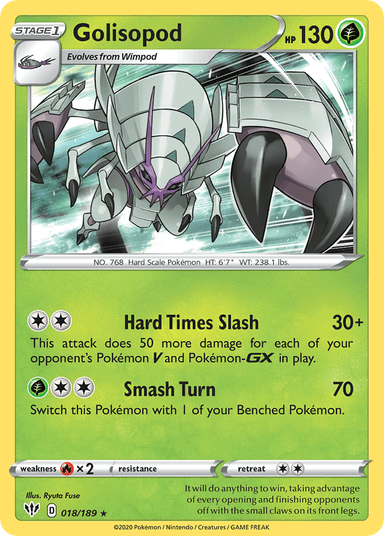 Golisopod, Darkness Ablaze 18