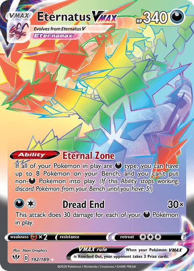 Eternatus VMAX, Darkness Ablaze 192