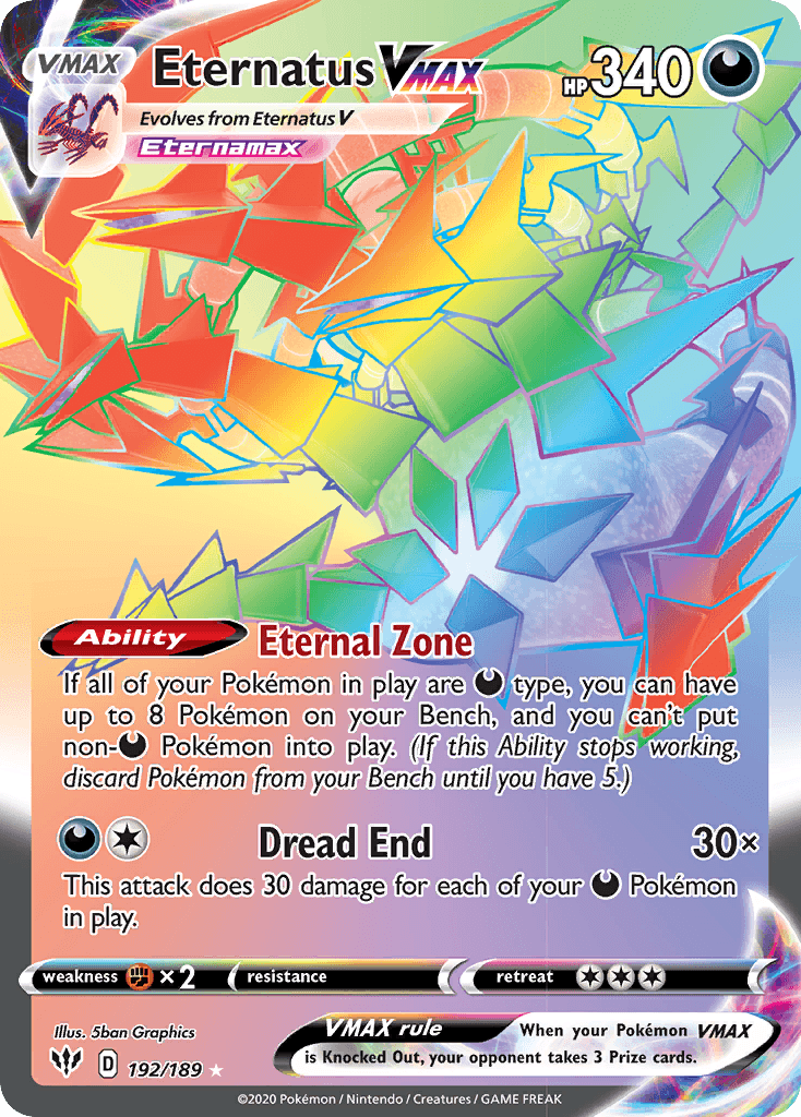 Eternatus VMAX, Darkness Ablaze 192