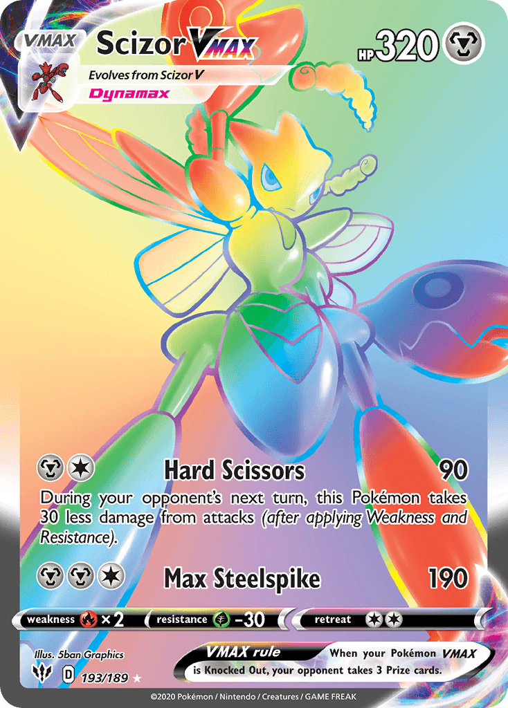 Scizor VMAX, Darkness Ablaze 193