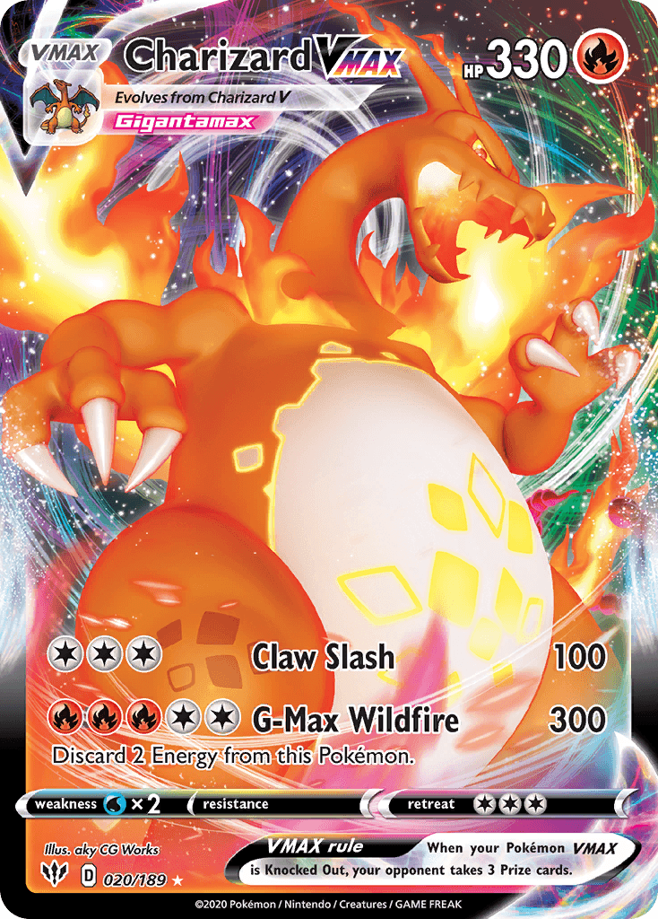 Charizard VMAX, Darkness Ablaze 20