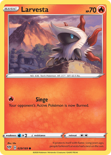 Larvesta, Darkness Ablaze 29