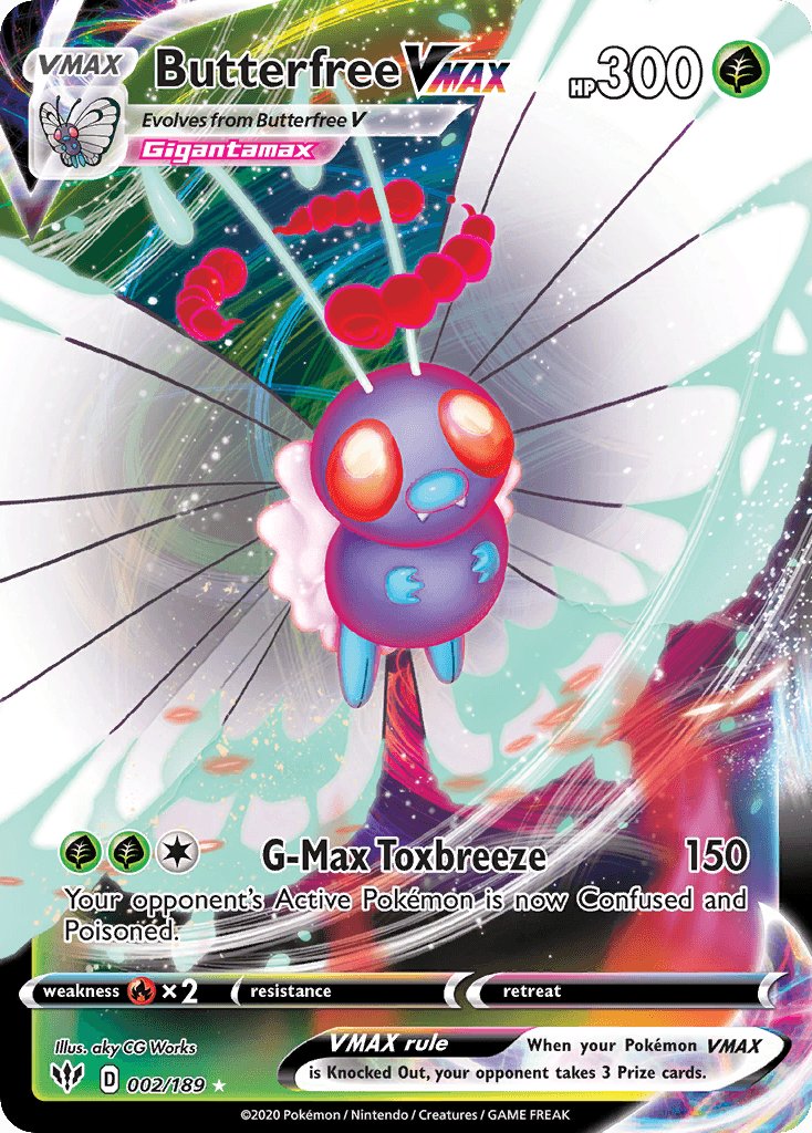 Butterfree VMAX, Darkness Ablaze 2