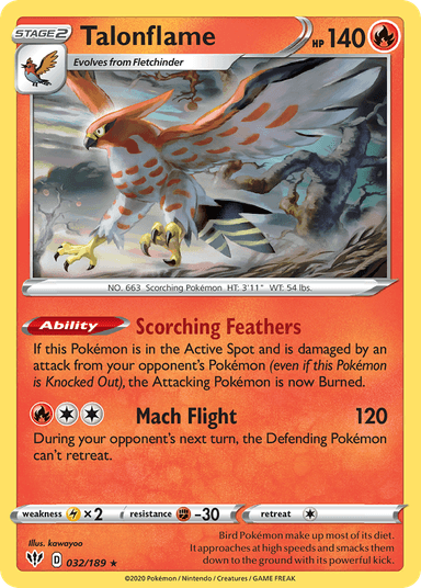 Talonflame, Darkness Ablaze 32