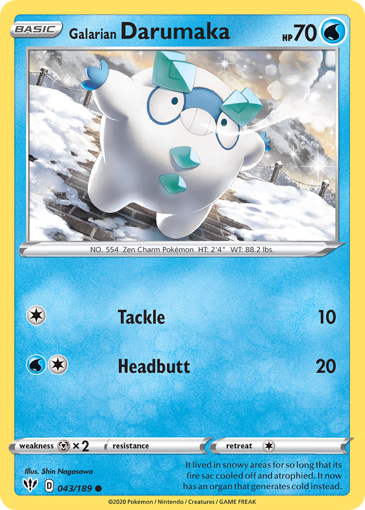 Galarian Darumaka, Darkness Ablaze 43