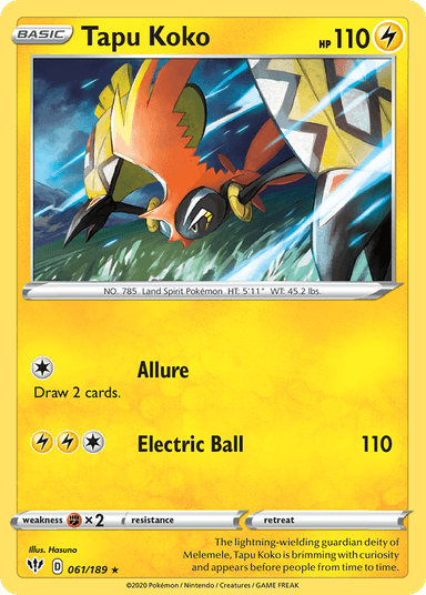Tapu Koko, Darkness Ablaze 61