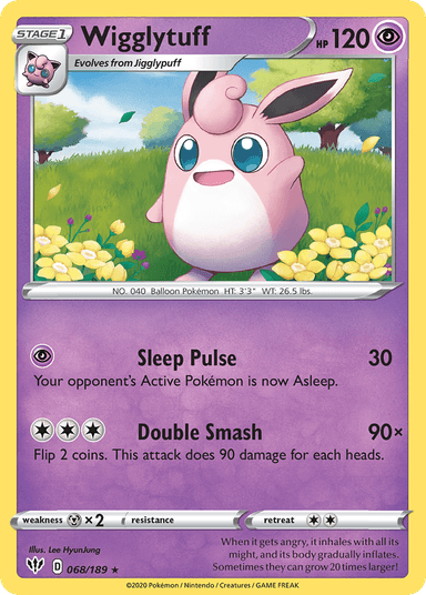 Wigglytuff, Darkness Ablaze 68