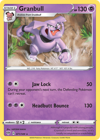 Granbull, Darkness Ablaze 71