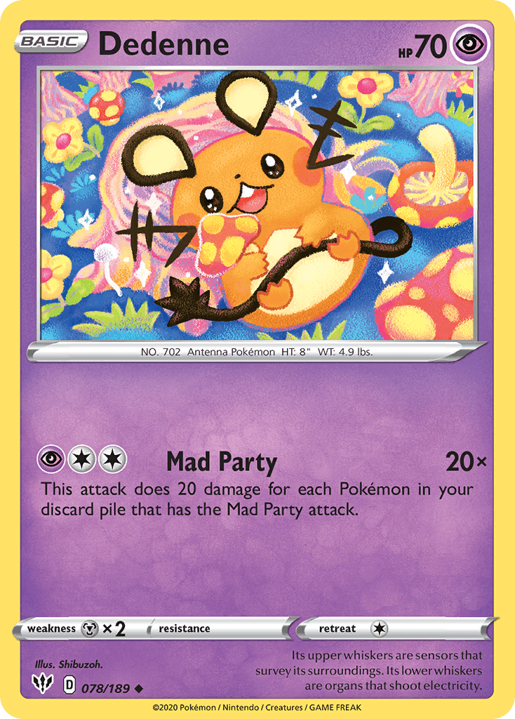 Dedenne, Darkness Ablaze 78