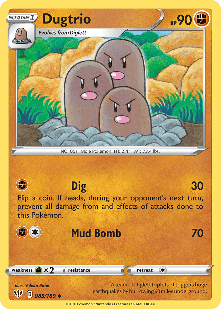Dugtrio, Darkness Ablaze 85