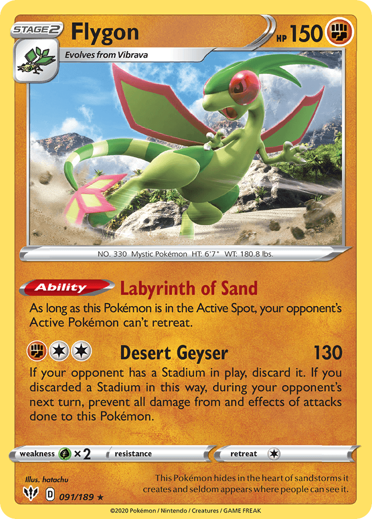 Flygon, Darkness Ablaze 91