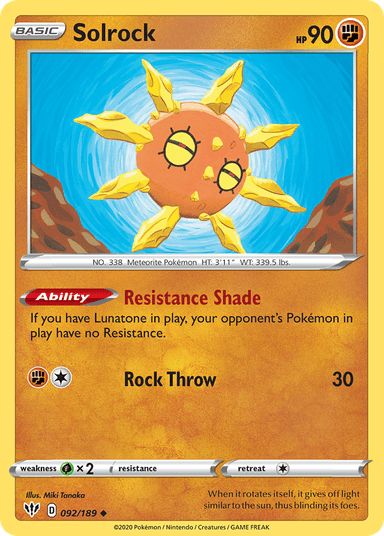 Solrock, Darkness Ablaze 92