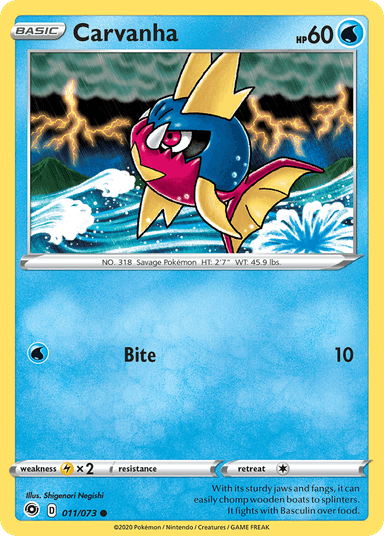 Carvanha, Champion's Path 11