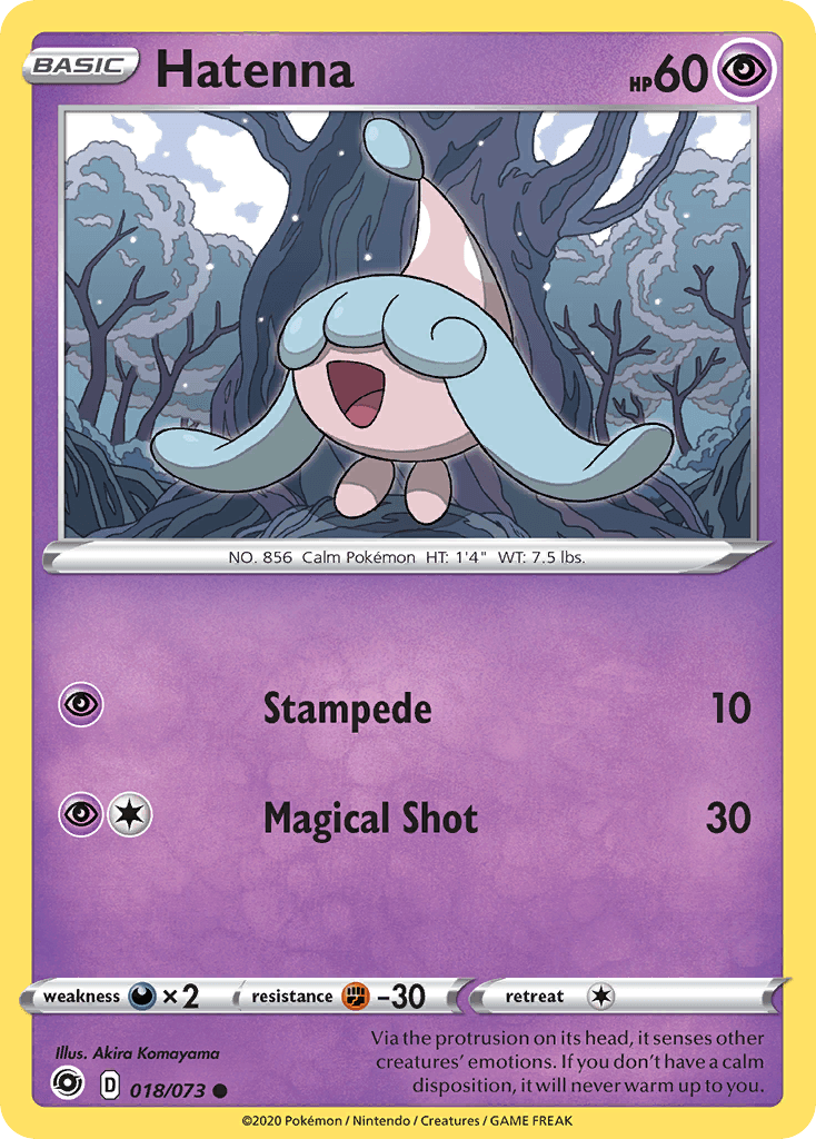 Hatenna, Champion's Path 18