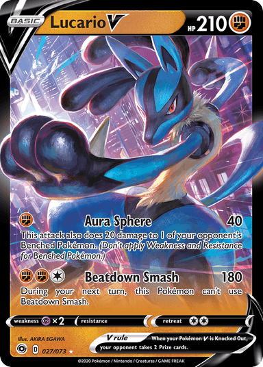 Lucario V, Champion's Path 27