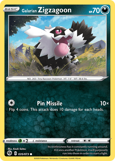 Galarian Zigzagoon, Champion's Path 35