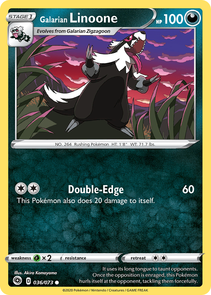 Galarian Linoone, Champion's Path 36