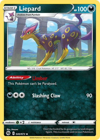 Liepard, Champion's Path 40