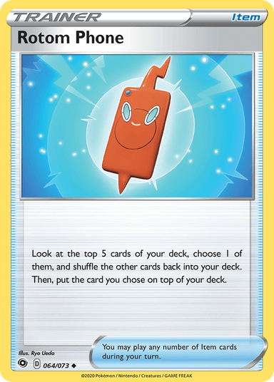 Rotom Phone, Champion's Path 64