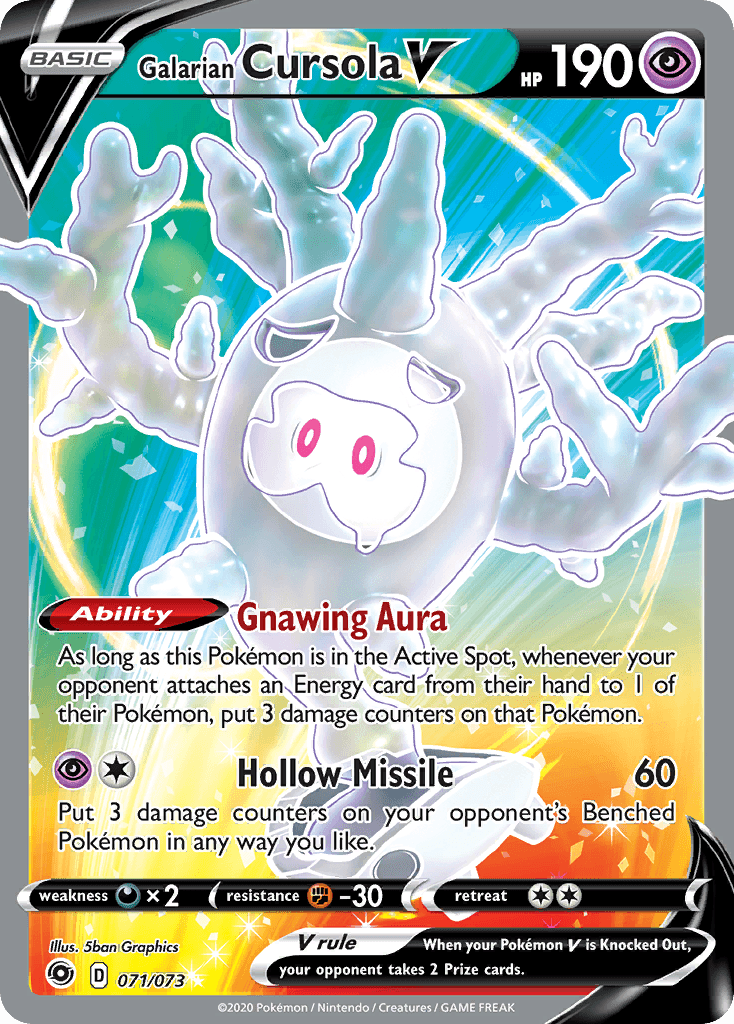 Galarian Cursola V, Champion's Path 71