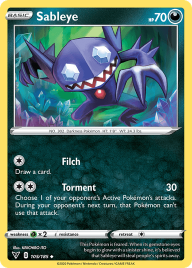 Sableye, Vivid Voltage 105