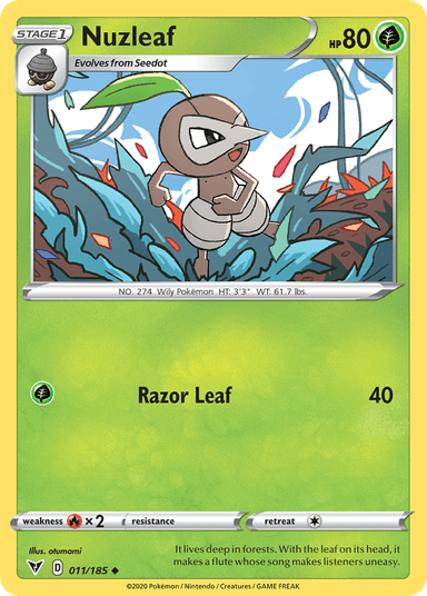 Nuzleaf, Vivid Voltage 11