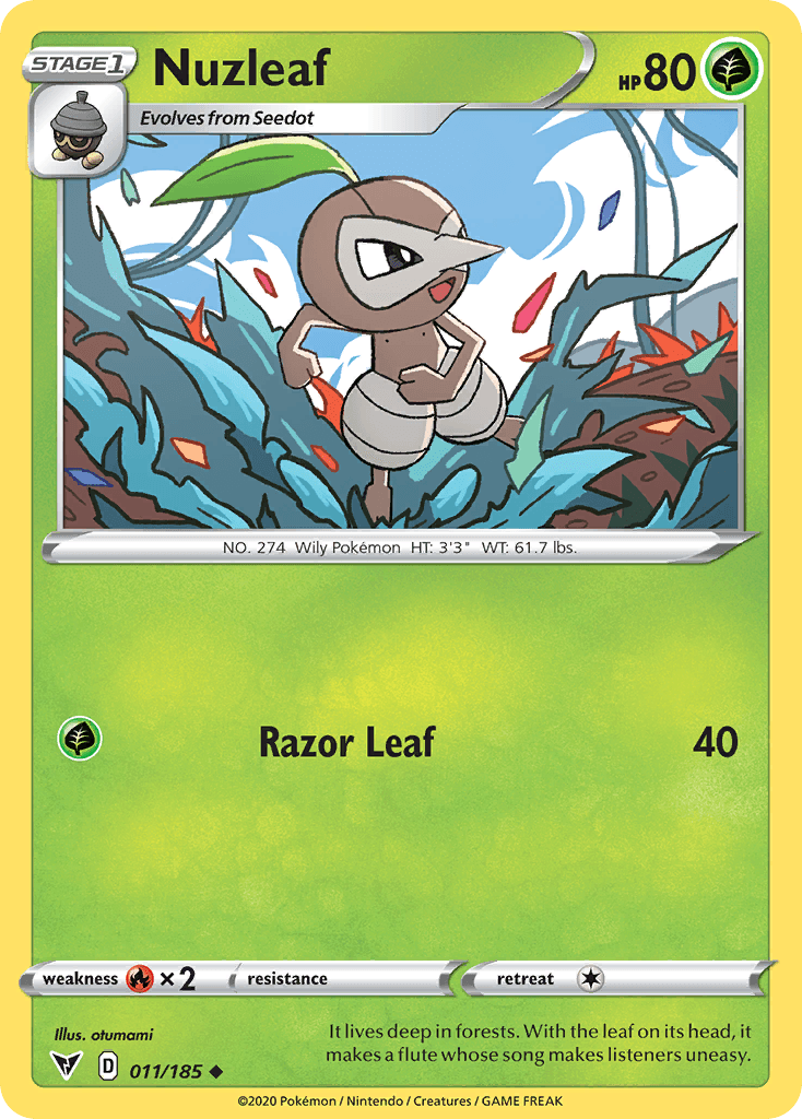 Nuzleaf, Vivid Voltage 11