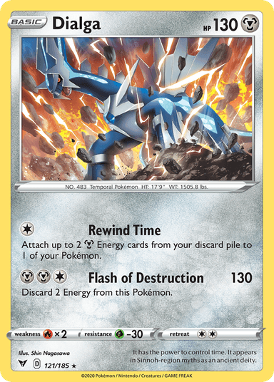 Dialga, Vivid Voltage 121