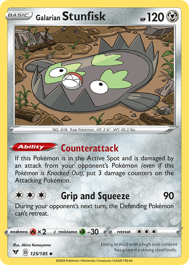 Galarian Stunfisk, Vivid Voltage 125
