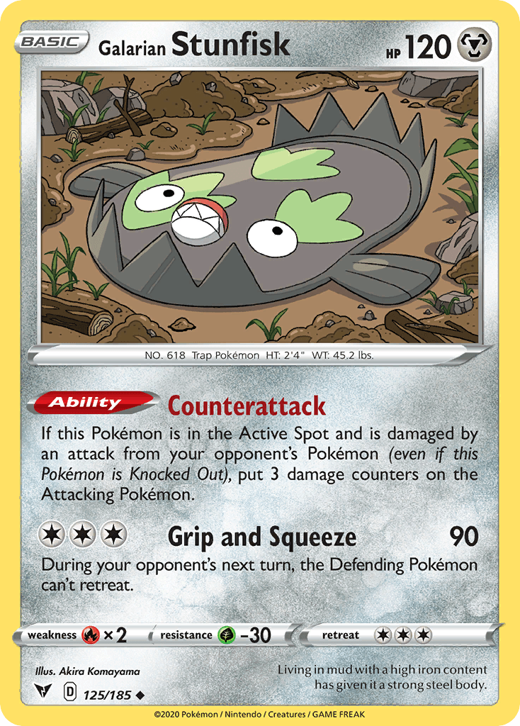Galarian Stunfisk, Vivid Voltage 125