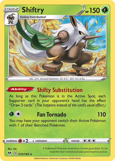 Shiftry, Vivid Voltage 12