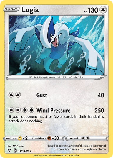 Lugia, Vivid Voltage 132