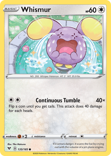 Whismur, Vivid Voltage 135