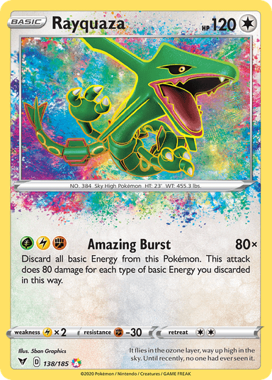 Rayquaza, Vivid Voltage 138
