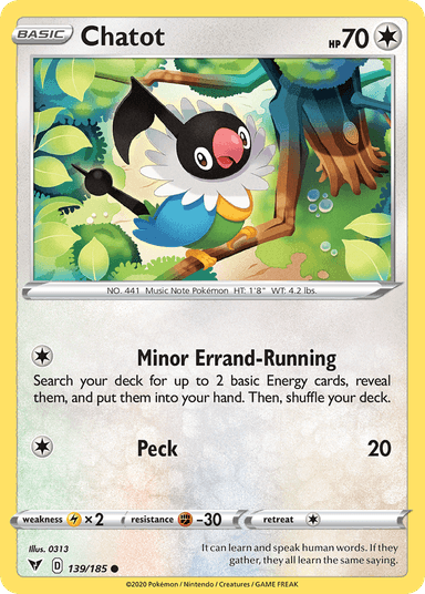 Chatot, Vivid Voltage 139