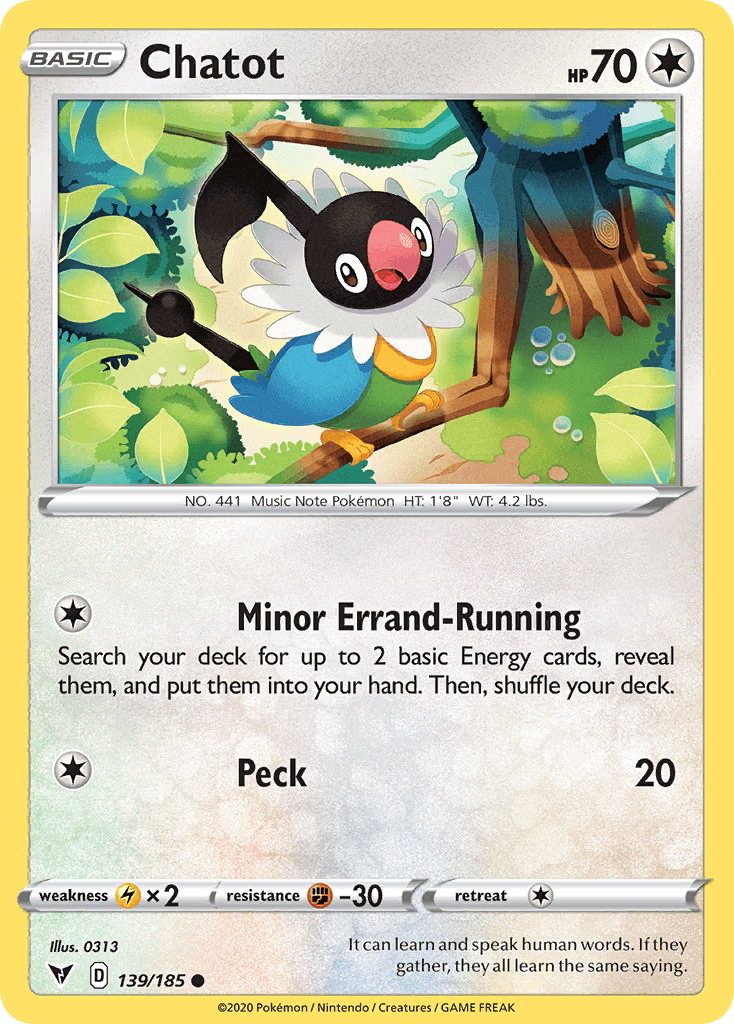 Chatot, Vivid Voltage 139
