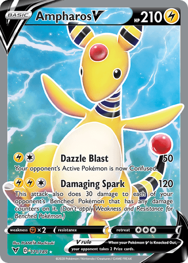 Ampharos V, Vivid Voltage 171