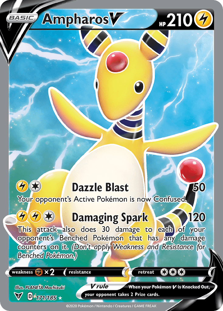 Ampharos V, Vivid Voltage 171